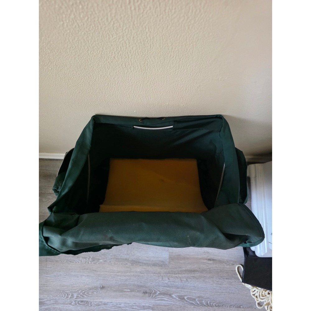 Vintage Sierra Club External Frame Hiking Backpack Green Nylon Camping Gear - Picture 5 of 5